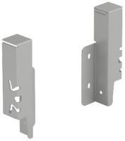 Комплект соединителей задней стенки arcitech, h126, цвет сере бристый 9150642 Hettich