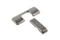 GTV КОМПЛЕКТ ЗАГЛУШЕК ДЛЯ ПЕТЛИ SILENTO PRO, ЦВЕТ ЧЕРНЫЙ