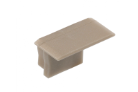 GTV ЗАГЛУШКА ПРЯМОУГОЛЬНАЯ GLAX MINI ВРЕЗНОЙ ВЫСОКИЙ, 10ШТ,, ЦВЕТ МАТОВЫЙ ЧЕРНЫЙ