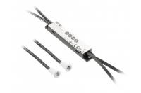 GTV БЕСКОНТАКТНЫЙ ВЫКЛЮЧАТЕЛЬ IXRO IR 12V/36W, 2 ДАТЧИКА,КАБЕЛИ 2М и 1.2М, ЦВЕТ БЕЛЫЙ