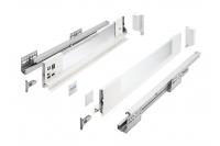 Комплект ящика 86х500 AXIS PRO боковины стеклянные белый