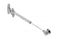 GTV ГАЗЛИФТ МЕБЕЛЬНЫЙ 150N, С АМОРТИЗАТОРОМ, ЦВЕТ СЕРЫЙ