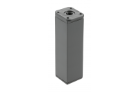 GTV НОЖКА МЕБЕЛЬНАЯ КВАДРАТНАЯ DAKP-27, H=150MM, ЦВЕТ ЧЁРНЫЙ