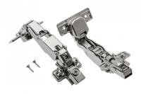 Петля угловая 165* с доводчиком + планка Н-0 с винтом