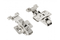 Петля накладная для алюминиевых рамок с доводчиком с клипом