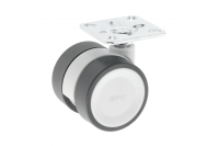 GTV МЕБЕЛЬНОЕ КОЛЁСИКО CIRCO, БЕЗ ТОРМОЗА D-50MM, ЦВЕТ СЕРЫЙ