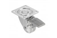 GTV МЕБЕЛЬНОЕ КОЛЁСИКО, С ТОРМОЗОМ D-35MM, ЦВЕТ ПРОЗРАЧНЫЙ