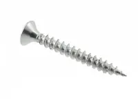 GTV ВИНТ IRONFAST, 4x16, PZ2, ЛДСП, СТАЛЬ, (1000 ШТ.), ЦВЕТ БЕЛЫЙ ОЦИНКОВАННЫЙ