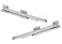 GTV КОМПЛЕКТ НАПРАВЛЯЮЩИХ (ПРАВАЯ + ЛЕВАЯ) НИЖНОГО МОНТАЖА С ДОВОДЧИКОМ 450ММ, ДЛЯ КАРГО 300ММ