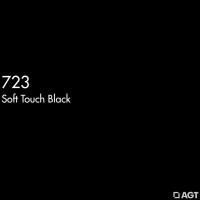 МДФ фасадное полотно Черный soft touch 723 2800*1220*18 (матовый) AGT 2гр