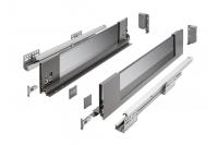 Комплект ящика 120х550 AXIS PRO боковины стеклянные антрацит