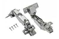 Петля угловая 165* с доводчиком + планка Н-0 без винта