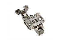 Петля вкладная для алюминиевых рамок с доводчиком с клипом черная