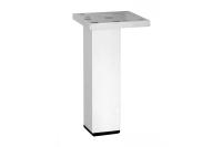 GTV НОЖКА МЕБЕЛЬНАЯ D-727, H=100MM, ЦВЕТ АЛЮМИНИЙ