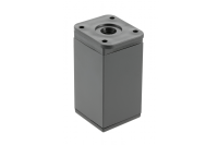 GTV НОЖКА МЕБЕЛЬНАЯ КВАДРАТНАЯ DAKP-27, H=80MM, ЦВЕТ ЧЁРНЫЙ