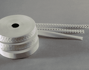 Гумированная лента для шпона (Veneer Tape)  20 мм perf 0 White