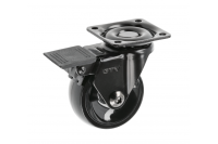 GTV МЕБЕЛЬНОЕ КОЛЁСИКО CALIBRO, С ТОРМОЗОМ D-50MM, ЦВЕТ ЧЕРНЫЙ