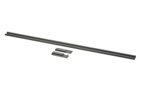 GTV КОМПЛЕКТ (ПАНЕЛЬ+КРЕПЛЕНИЕ) ВНУТРЕННЕГО ЯЩИКА AXISPRO GLASS H-120MM, ЦВЕТ АНТРАЦИТ