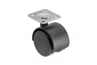 GTV МЕБЕЛЬНОЕ КОЛЁСИКО, БЕЗ ТОРМОЗА D-40MM, ЦВЕТ ЧЁРНЫЙ