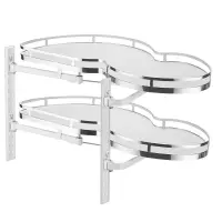 GTV МЕХАНИЗМ ВЫКАТНОЙ ДЛЯ КУХНИ С ДОВОДЧИКОМ, ЛЕВЫЙ (КРУГЛЫЙ ПРУТ), 1000ММ,  ЦВЕТ ХРОМ