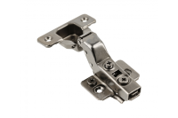 Петля вкладная 110* с доводчиком 3D + планка Н-0 без винта черная