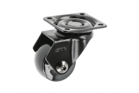 GTV МЕБЕЛЬНОЕ КОЛЁСИКО CALIBRO, БЕЗ ТОРМОЗА D-35MM, ЦВЕТ ЧЕРНЫЙ