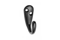 GTV МЕБЕЛЬНЫЙ КРЮЧОК MALAGA S, ЦВЕТ ЧЁРНЫЙ