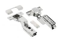 Петля вкладная 110* с доводчиком 3D + планка Н-0 без винта