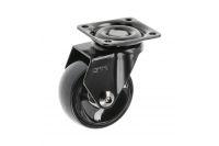 GTV МЕБЕЛЬНОЕ КОЛЁСИКО CALIBRO, БЕЗ ТОРМОЗА D-50MM, ЦВЕТ ЧЕРНЫЙ