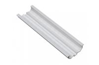 GTV АЛЮМИНИЕВЫЙ ПРОФИЛЬ GLAX ВРЕЗНОЙ РЕГУЛИРУЕМЫЙ, ЧАСТЬ ВНУТРЕННЯЯ, 2М, ЦВЕТ СЕРЕБРО