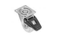 GTV МЕБЕЛЬНОЕ КОЛЁСИКО, С ТОРМОЗОМ SHIFT D-50MM, ЦВЕТ ПРОЗРАЧНЫЙ