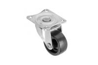 GTV МЕБЕЛЬНОЕ КОЛЁСИКО, БЕЗ ТОРМОЗА D-30MM, ЦВЕТ ЧЁРНЫЙ