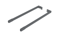 GTV КОМПЛЕКТ ПРОДОЛЬНЫХ РЕЛИНГОВ ДЛЯ СИСТЕМЫ AXISPRO L-250MM, ЦВЕТ АНТРАЦИТ