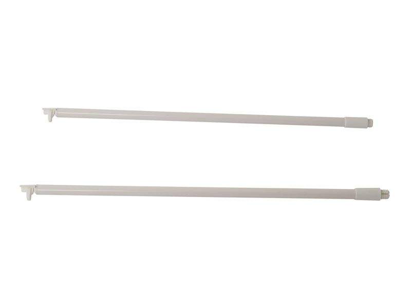 Рейлинги Firmax длина 400 мм, круглые средние для ящика Newline, белые