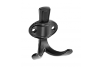 GTV МЕБЕЛЬНЫЙ КРЮЧОК CORUNA, МАЛЕНЬКИЙ, ЦВЕТ ЧЁРНЫЙ МАТОВЫЙ