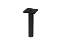 GTV НОЖКА МЕБЕЛЬНАЯ RONDA SIMPLE H=150MM, ЦВЕТ ЧЕРНЫЙ МАТОВЫЙ