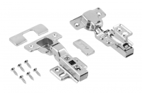 GTV ПЕТЛЯ ПОЛУНАКЛАДНАЯ PRESTIGE, ВСТРОЕННЫЙ ДОВОДЧИК, БЕЗ ЕВРОВИНТА, ПЛАНКА НА 4 ВИНТА