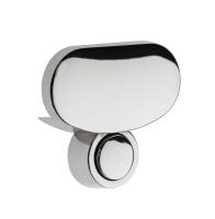 GTV КРОНШТЕЙН КРЕПЛЕНИЯ ЗЕРКАЛА К СТЕНЕ "СЕРЬГИ",  ЦВЕТ ХРОМ