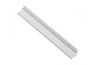 GTV АЛЮМИНИЕВЫЙ ПРОФИЛЬ GLAX УГЛОВОЙ-НАКЛАДНОЙ, 3М, ЦВЕТ БЕЛЫЙ