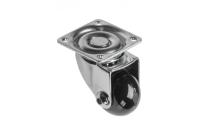 GTV МЕБЕЛЬНОЕ КОЛЁСИКО, БЕЗ ТОРМОЗА BRAZYLIA, D-35MM, ЦВЕТ ЧЁРНЫЙ