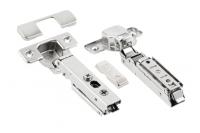 Петля накладная 110* с доводчиком 3D + планка Н-0 без винта