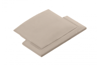 GTV ЗАГЛУШКА ПРОФИЛЯ КВАДРАТНАЯ PA-GLAX-AL ВРЕЗНОЙ, 10ШТ,, ЦВЕТ ШАМПАНЬ