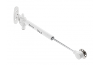 GTV ГАЗЛИФТ МЕБЕЛЬНЫЙ 100N, С АМОРТИЗАТОРОМ, ЦВЕТ БЕЛЫЙ