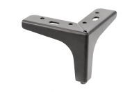 GTV НОЖКА МЕБЕЛЬНАЯ STGY 135x135 H=100MM, ЦВЕТ  ЧЁРНЫЙ МАТОВЫЙ