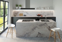 Столешница 8126/Pt Phantom marble dark 4200x600x40 мм Slotex