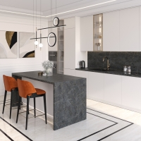 Столешница 8604 Bst Barla Marble 4200x600x40 мм Slotex
