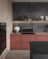 ЛМДФ «Rehau» VOLCANO TSS Графитовый лофт арт. 2579L, 2440 x 1220 x 18 мм