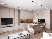 ЛМДФ «Rehau» FOREST TSS Жемчужный дуб арт. 2593L, 2800*1220 18 мм