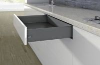 Комплект ящика arcitech с соед .зад.стенки, nl550, h126, цвет ан трацит 9150535 Hettich