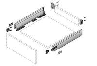 Комплект ящика arcitech, nl650, h126, цвет серебристый 9150932 Hettich